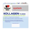Illustration of the product packaging Doppelherz system Collagen 11.000 side view right